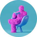 Seated man